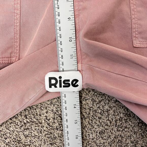 Lot (2) SOFT SURROUNDINGS Women's 6 Blue Pink Zippered Cargo Minimalist Pants - Picture 10 of 12